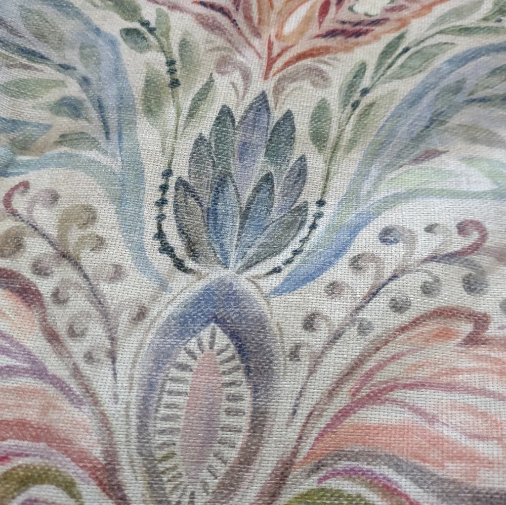 Southern Living Comforter Cotton Victorian Jacobean Print